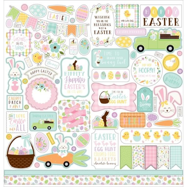 Welcome Easter Cardstock Stickers 12X12- my hobby my art - stickers cardstock 2