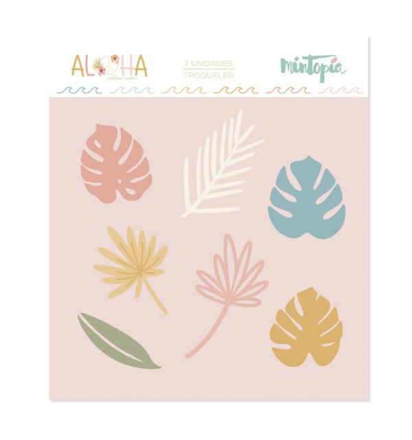 Aloha - Mintopia Studio - Basic Crea - My Hobby My Art - coleccion Aloha - troquel hojas tropicales