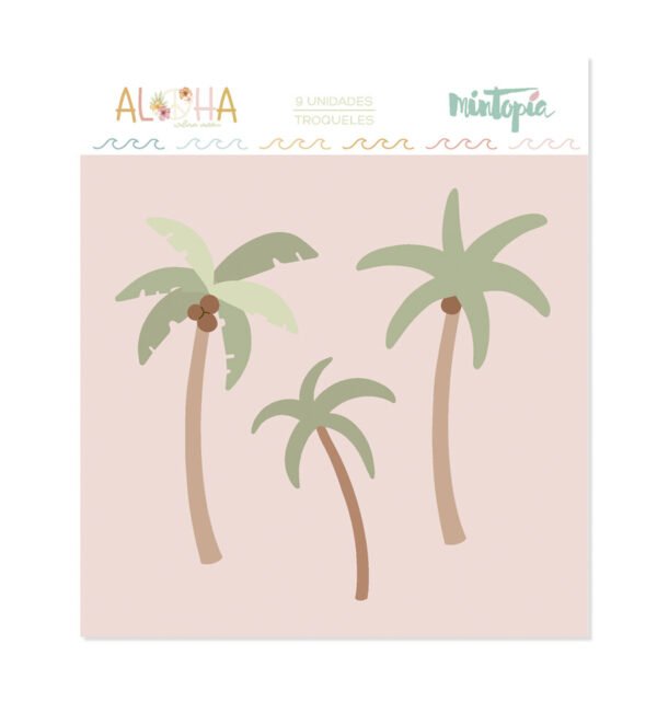 Aloha - Mintopia Studio - Basic Crea - My Hobby My Art - coleccion Aloha - troquel palmeras