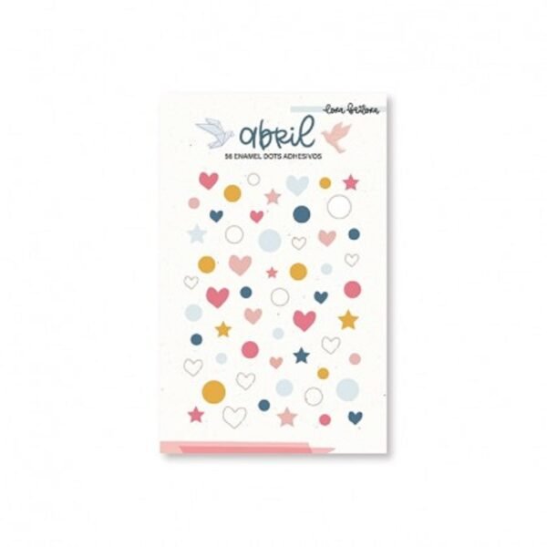 coleccion abril - lora bailora - my hobby my art - enamel-dots-abril