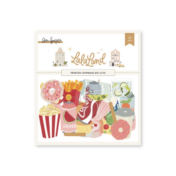 ELB0173 Die cuts Chipboard LALA LAND- coleccion Lalaland - Lora Bailora - my hobby my art